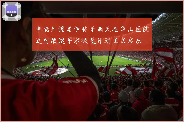 申花外援盖伊将于明天在华山医院进行跟腱手术恢复计划正式启动